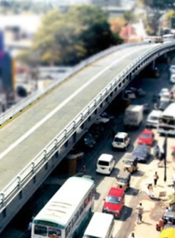 Road connectivity and transport access to Nugegoda